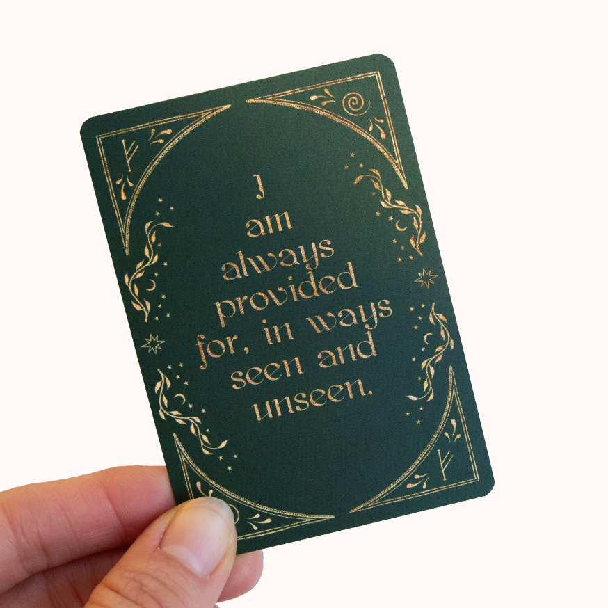 ABUNDANCE AFFIRMATION CARDS