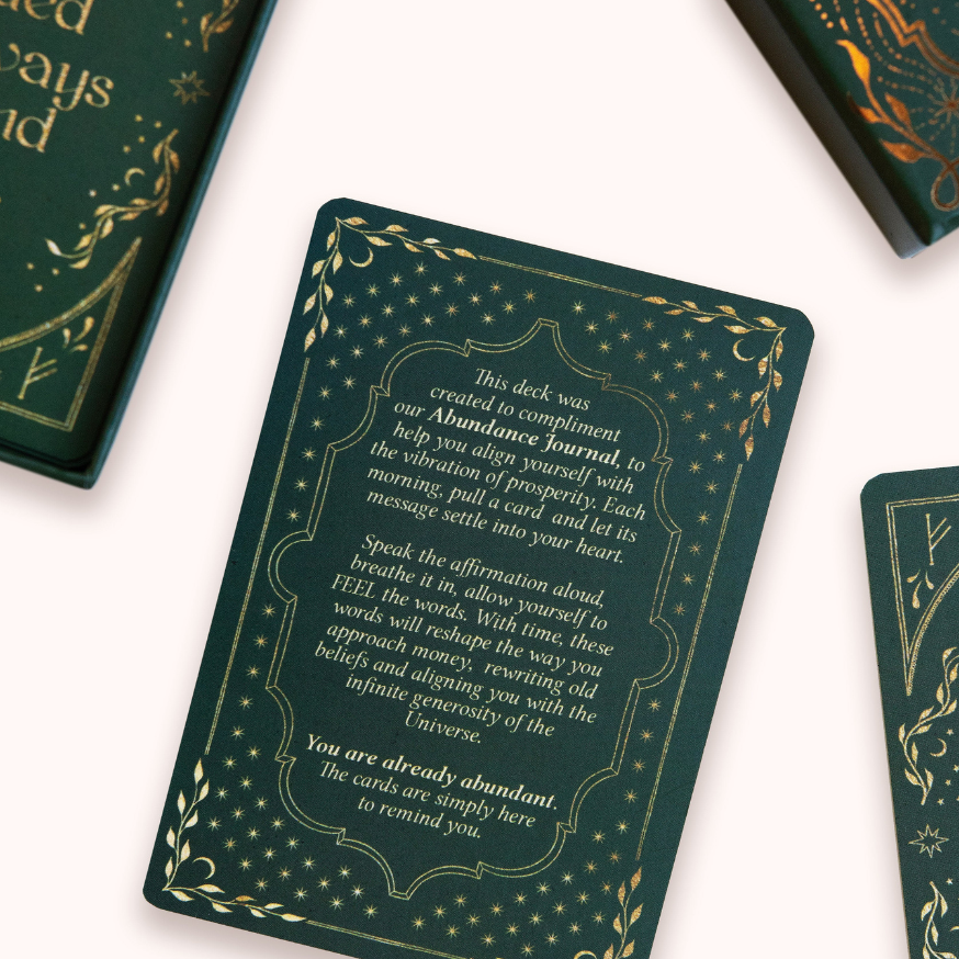 ABUNDANCE AFFIRMATION CARDS