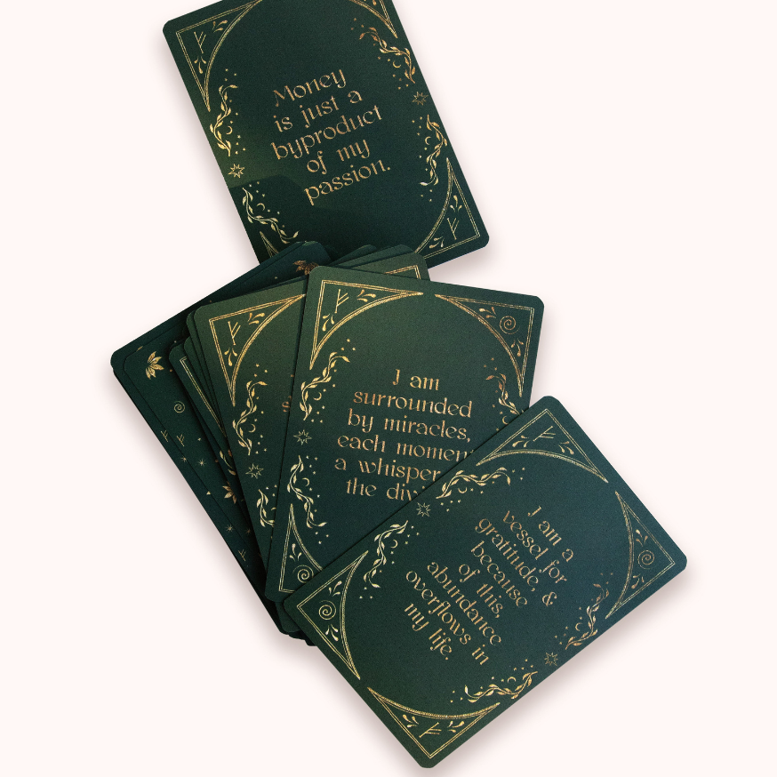 ABUNDANCE AFFIRMATION CARDS