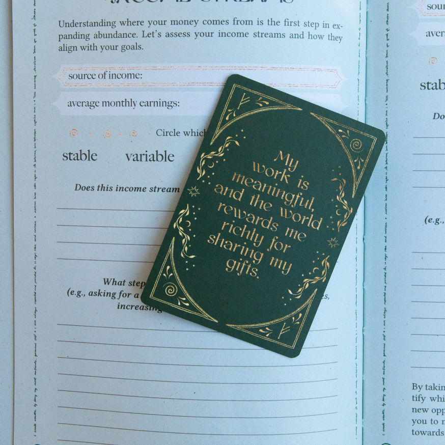 ABUNDANCE AFFIRMATION CARDS