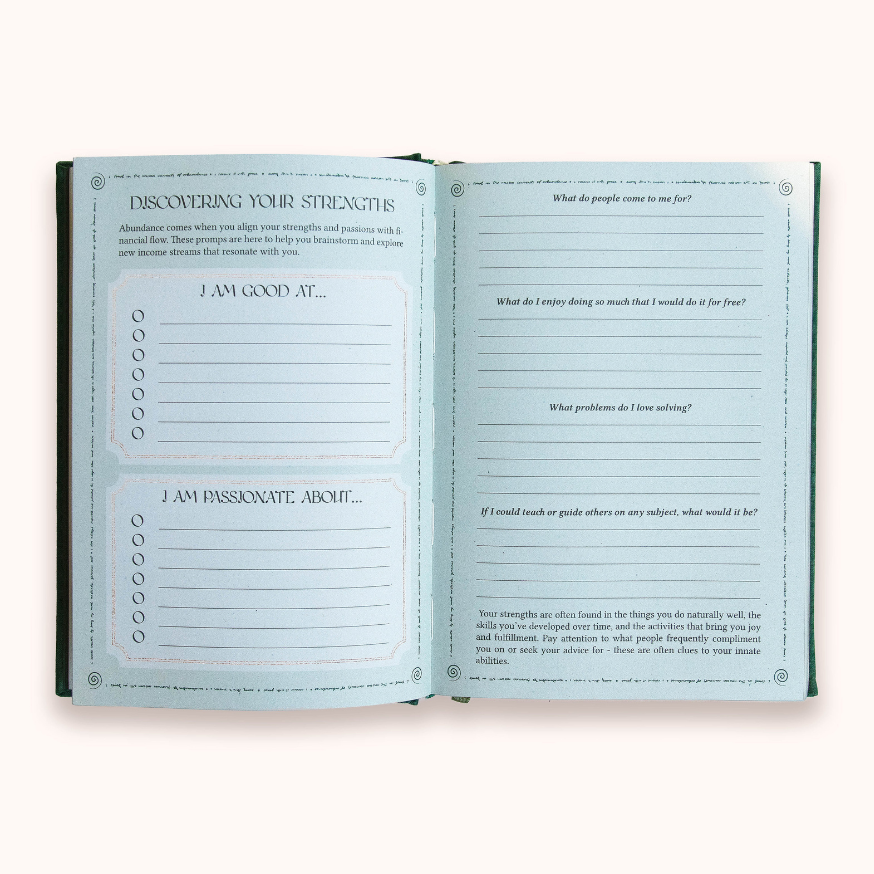 ABUNDANCE PLANNER, EMERALD GREEN