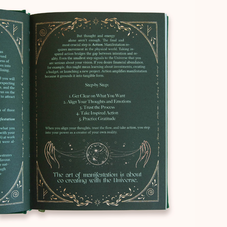 ABUNDANCE PLANNER, EMERALD GREEN