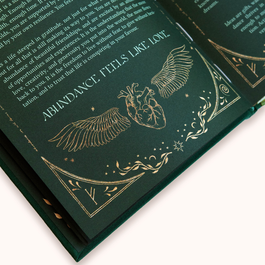 ABUNDANCE PLANNER, EMERALD GREEN