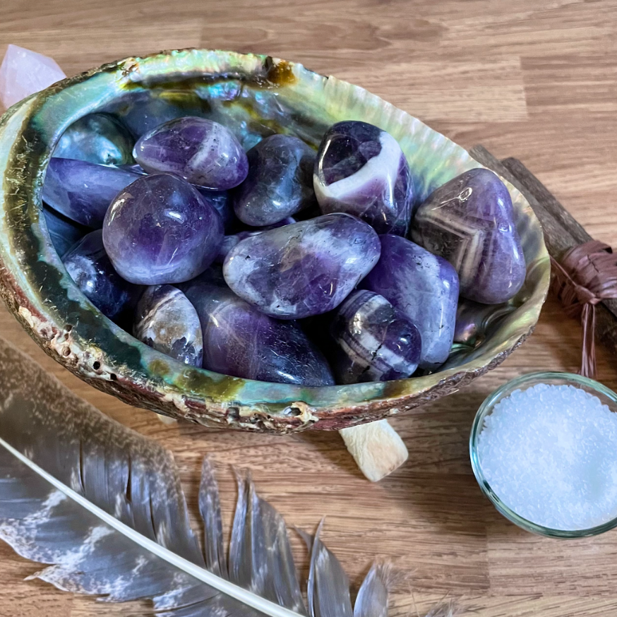 LARGE AMETHYST HEALING TUMBLESTONE
