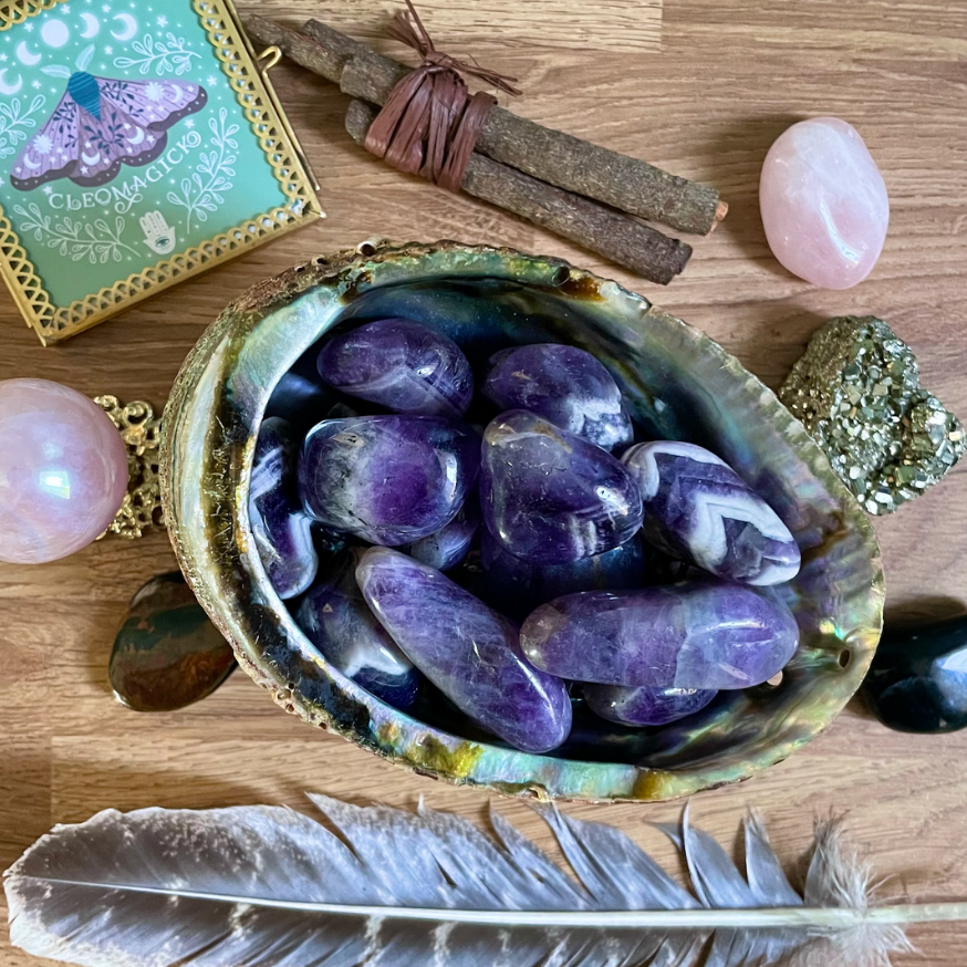 LARGE AMETHYST HEALING TUMBLESTONE