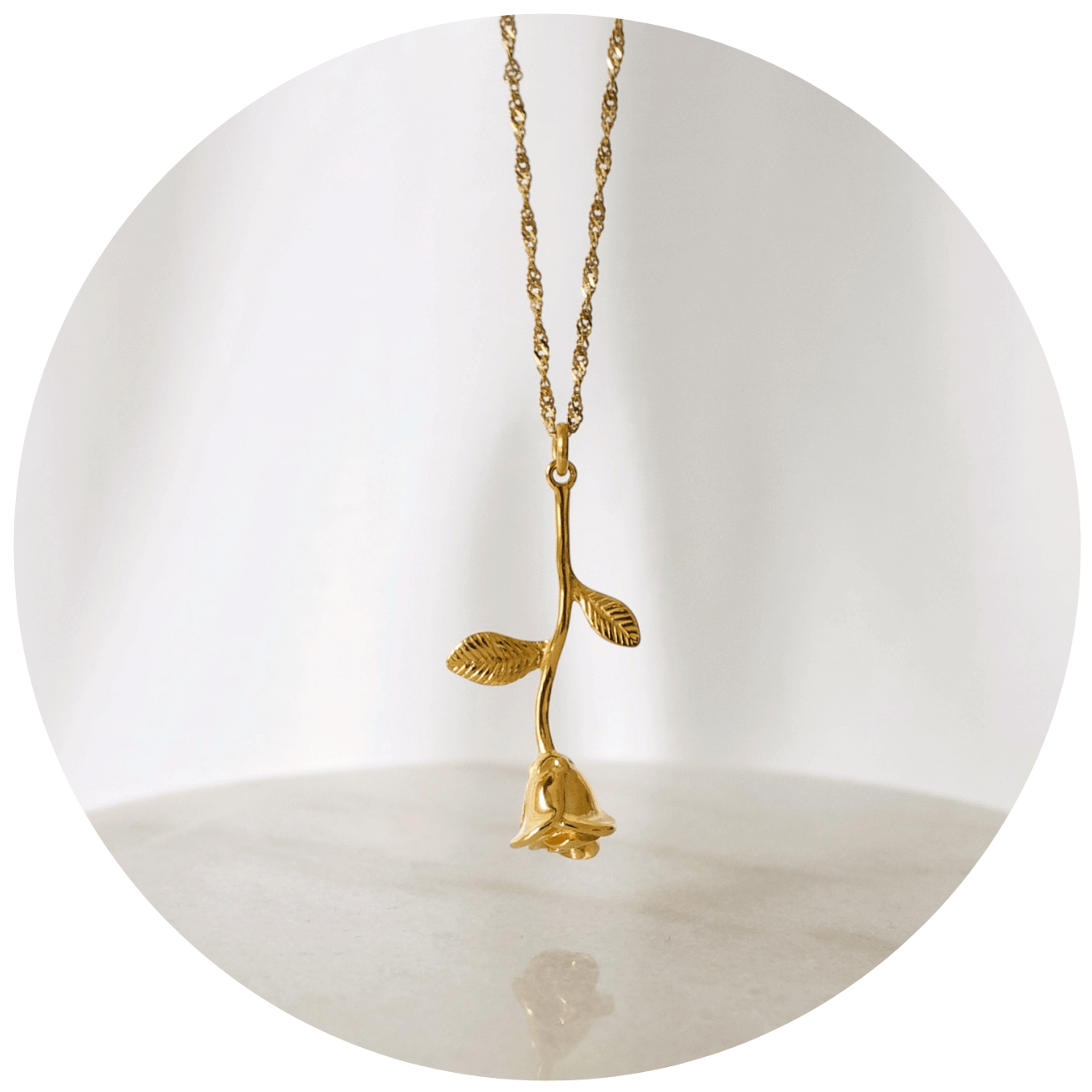 Enchanted 2025 rose necklace