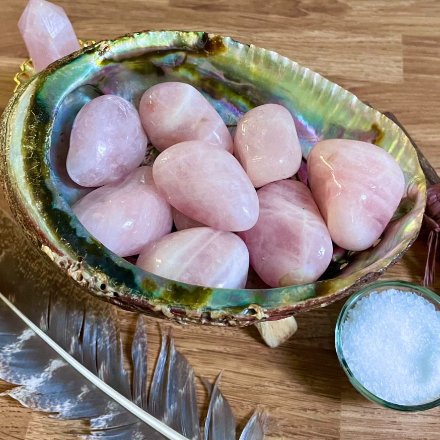LARGE ROSE QUARTZ HEALING TUMBLESTONE