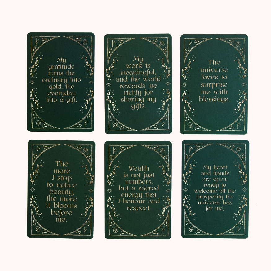 ABUNDANCE AFFIRMATION CARDS