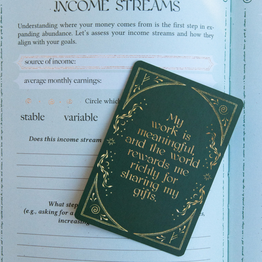 ABUNDANCE PLANNER, EMERALD GREEN