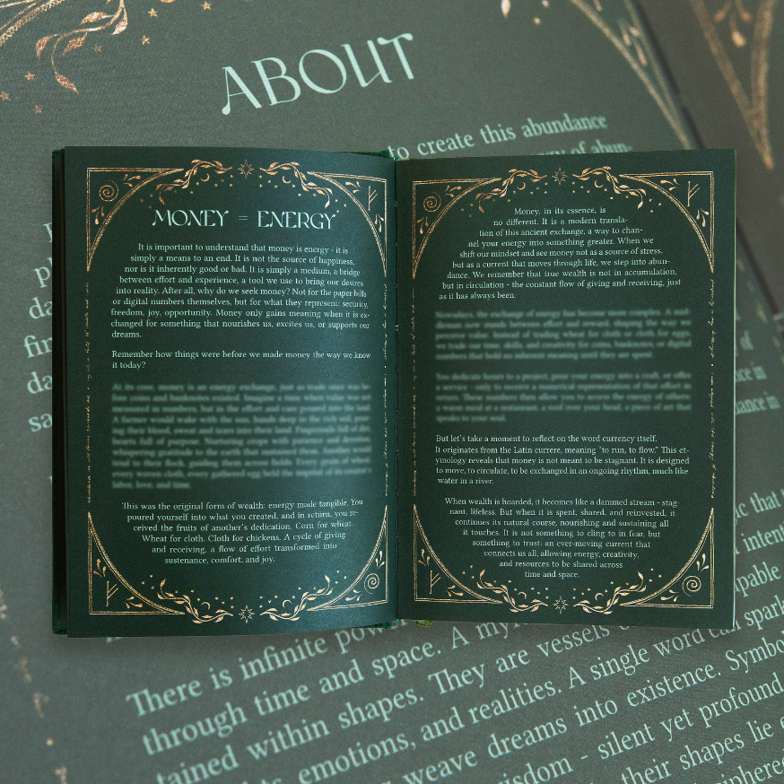 ABUNDANCE PLANNER, EMERALD GREEN