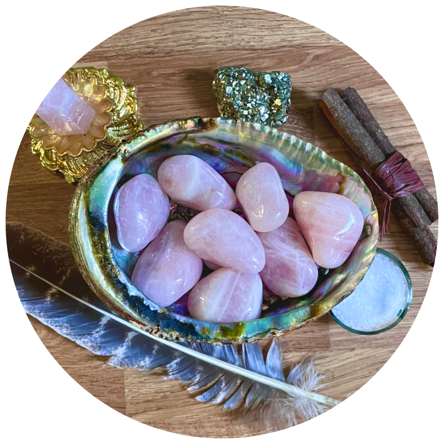 LARGE ROSE QUARTZ HEALING TUMBLESTONE