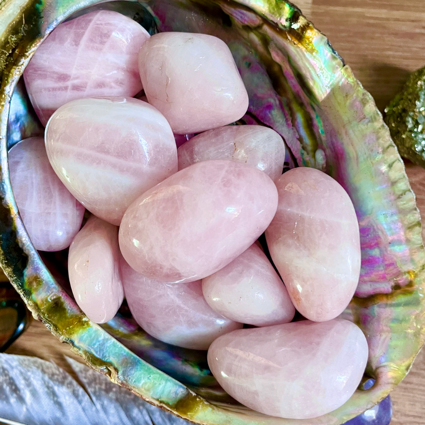 LARGE ROSE QUARTZ HEALING TUMBLESTONE